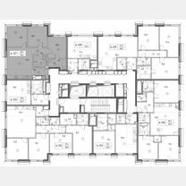 3-к. квартира, 70,4 м², 16/30 эт.